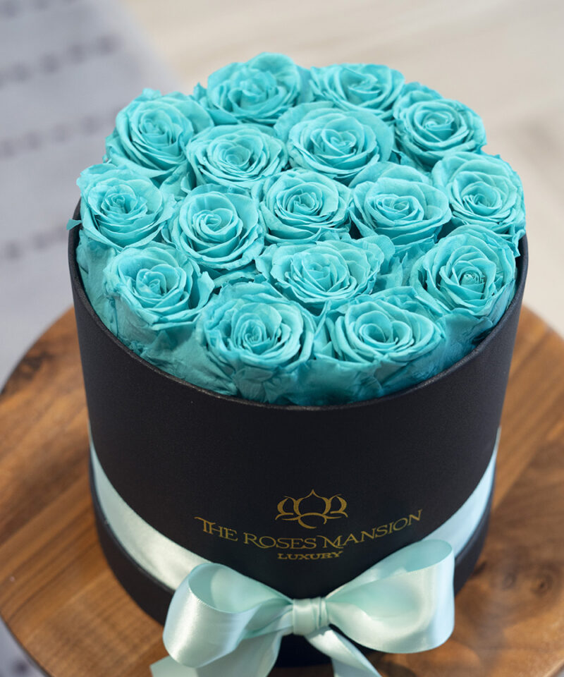 Tiffany Blue Preserved Roses